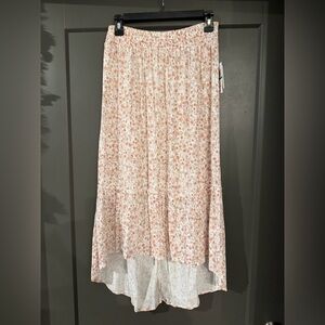 NWT Boho Chic Floral Print Women's Skirt size Large